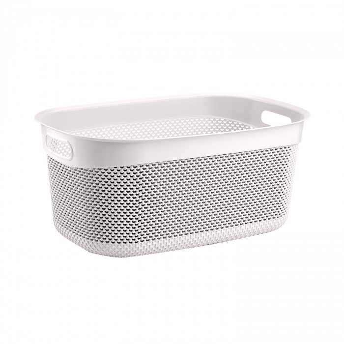 CESTA DISEÑO GOTAS RECTANGULAR COLORES SURTIDOS (50,5x32x23cm) 27L