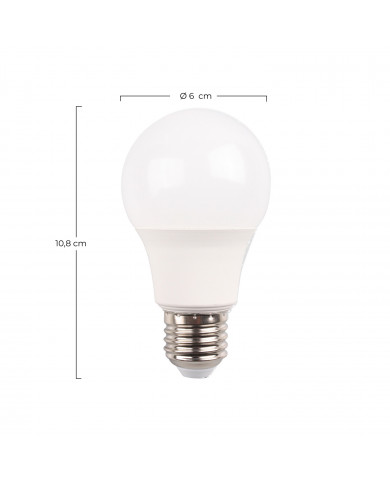 LED SMD ESTANDAR PLAST 11W (75W) 1055LM E27 230º 4000K 15000H RAYDAN HOME CJ.2