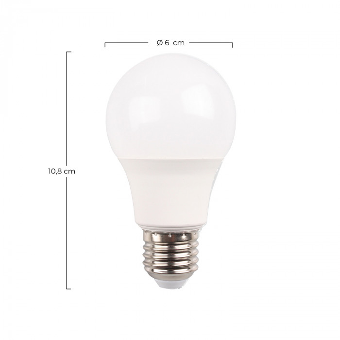 LED SMD ESTANDAR PLAST 16W (100W) 1521LM E27 230º 4000K 15000H RAYDAN HOME CJ.2