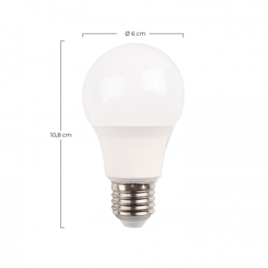 LED SMD ESTANDAR PLAST 16W (100W) 1521LM E27 230º 6000K 15000H RAYDAN HOME CJ.2