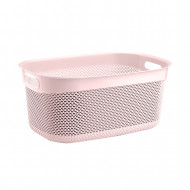 CESTA DISEÑO GOTAS RECTANGULAR COLORES SURTIDOS (50,5x32x23cm) 27L