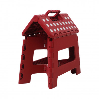 TABURETE PLEGABLE DE PLÁSTICO PEQUEÑO 32X25X22CM COLORES SURTIDOS 7HOUSE RT.1