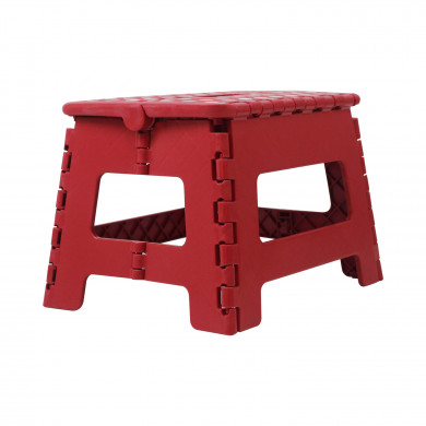 TABURETE PLEGABLE DE PLÁSTICO PEQUEÑO 32X25X22CM COLORES SURTIDOS 7HOUSE RT.1