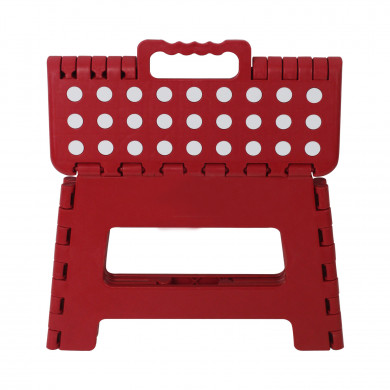 TABURETE PLEGABLE DE PLÁSTICO PEQUEÑO 32X25X22CM COLORES SURTIDOS 7HOUSE RT.1