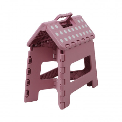 TABURETE PLEGABLE DE PLÁSTICO PEQUEÑO 32X25X22CM COLORES SURTIDOS 7HOUSE RT.1