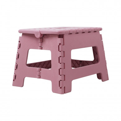 TABURETE PLEGABLE DE PLÁSTICO PEQUEÑO 32X25X22CM COLORES SURTIDOS 7HOUSE RT.1