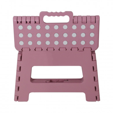 TABURETE PLEGABLE DE PLÁSTICO PEQUEÑO 32X25X22CM COLORES SURTIDOS 7HOUSE RT.1