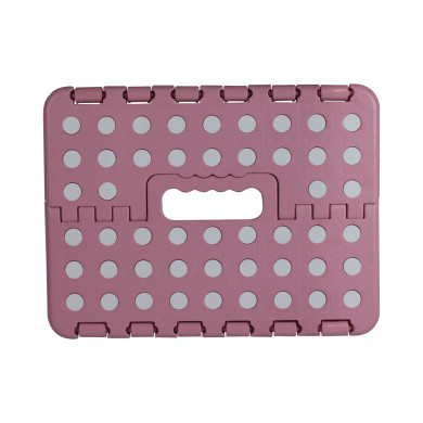 TABURETE PLEGABLE DE PLÁSTICO PEQUEÑO 32X25X22CM COLORES SURTIDOS 7HOUSE RT.1