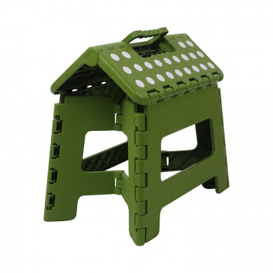 TABURETE PLEGABLE DE PLÁSTICO PEQUEÑO 32X25X22CM COLORES SURTIDOS 7HOUSE RT.1