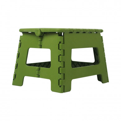 TABURETE PLEGABLE DE PLÁSTICO PEQUEÑO 32X25X22CM COLORES SURTIDOS 7HOUSE RT.1