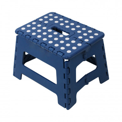 TABURETE PLEGABLE DE PLÁSTICO PEQUEÑO 32X25X22CM COLORES SURTIDOS 7HOUSE RT.1