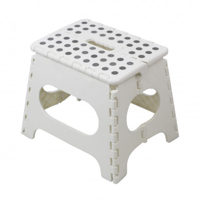 TABURETE PLEGABLE DE PLÁSTICO MEDIANO 33X26'5X27CM COLORES SURTIDOS 7HOUSE RT.1