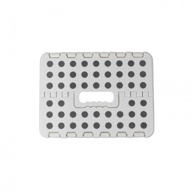 TABURETE PLEGABLE DE PLÁSTICO MEDIANO 33X26'5X27CM COLORES SURTIDOS 7HOUSE RT.1