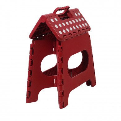 TABURETE PLEGABLE DE PLÁSTICO MEDIANO 33X26'5X27CM COLORES SURTIDOS 7HOUSE RT.1