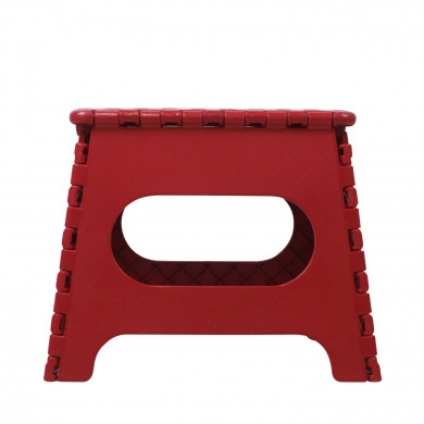 TABURETE PLEGABLE DE PLÁSTICO MEDIANO 33X26'5X27CM COLORES SURTIDOS 7HOUSE RT.1