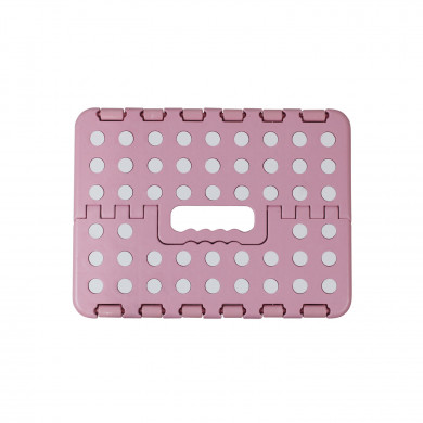 TABURETE PLEGABLE DE PLÁSTICO MEDIANO 33X26'5X27CM COLORES SURTIDOS 7HOUSE RT.1