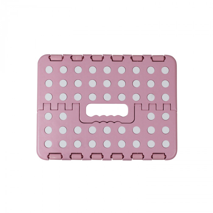 TABURETE PLEGABLE DE PLÁSTICO MEDIANO 33X26'5X27CM COLORES SURTIDOS 7HOUSE RT.1