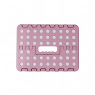 TABURETE PLEGABLE DE PLÁSTICO MEDIANO 33X26'5X27CM COLORES SURTIDOS 7HOUSE RT.1