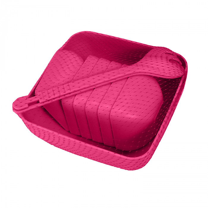 SET DE ENSALADERA CUADRADO COLORES SURTIDOS (9 Pzs)