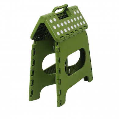 TABURETE PLEGABLE DE PLÁSTICO MEDIANO 33X26'5X27CM COLORES SURTIDOS 7HOUSE RT.1