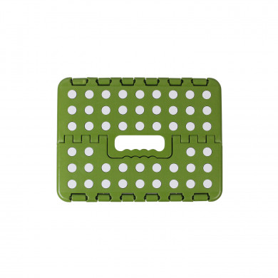 TABURETE PLEGABLE DE PLÁSTICO MEDIANO 33X26'5X27CM COLORES SURTIDOS 7HOUSE RT.1