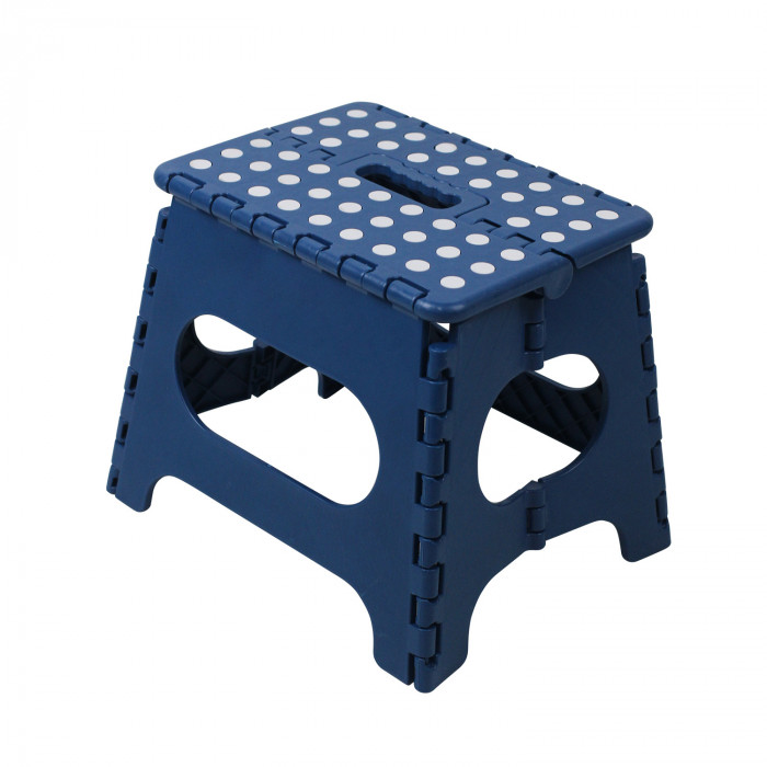 TABURETE PLEGABLE DE PLÁSTICO MEDIANO 33X26'5X27CM COLORES SURTIDOS 7HOUSE RT.1