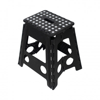 TABURETE PLEGABLE DE PLÁSTICO GRANDE 39X31,5X39 CM COLORES SURTIDOS 7HOUSE RT.1