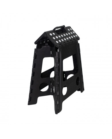 TABURETE PLEGABLE DE PLÁSTICO GRANDE 39X31,5X39 CM COLORES SURTIDOS 7HOUSE RT.1