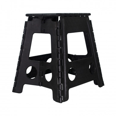 TABURETE PLEGABLE DE PLÁSTICO GRANDE 39X31,5X39 CM COLORES SURTIDOS 7HOUSE RT.1