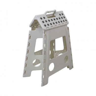 TABURETE PLEGABLE DE PLÁSTICO GRANDE 39X31,5X39 CM COLORES SURTIDOS 7HOUSE RT.1