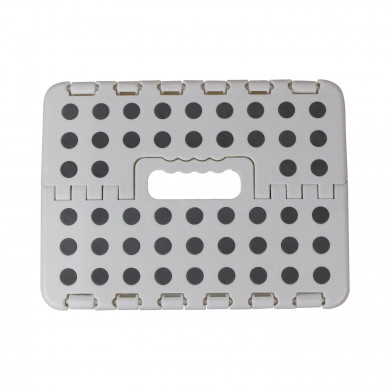 TABURETE PLEGABLE DE PLÁSTICO GRANDE 39X31,5X39 CM COLORES SURTIDOS 7HOUSE RT.1