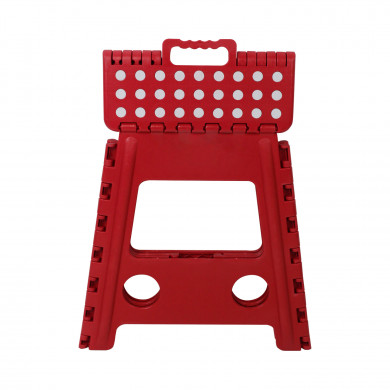 TABURETE PLEGABLE DE PLÁSTICO GRANDE 39X31,5X39 CM COLORES SURTIDOS 7HOUSE RT.1