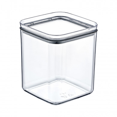 BOTE HERMÉTICO MEDIANO CUADRADO  (10,5x10.5x13cm) 1L 7HOUSE RT.1