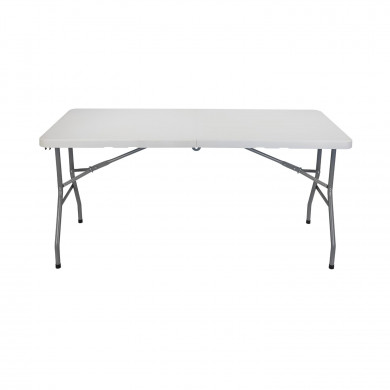 MESA PLEGABLE BLANCA RECTANGULAR 1,5m 7HOUSE CJ.1