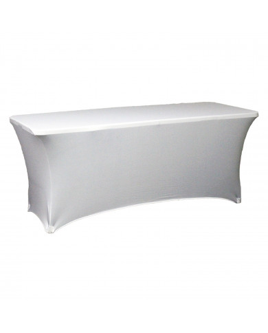 FUNDA PARA MESA RECTANGULAR DE 180x74x74cm BLANCA 7HOUSE Basic BS.1