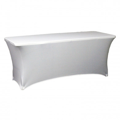 FUNDA PARA MESA RECTANGULAR DE 180x74x74cm BLANCA 7HOUSE Basic BS.1