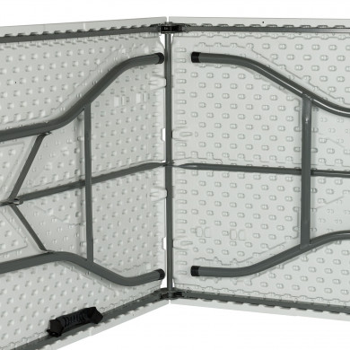 MESA PLEGABLE BLANCA RECTANGULAR 2,4m 7HOUSE CJ.1