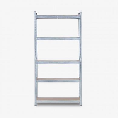 ESTANTERÍA GALVANIZADA 5 BALDAS AJUSTABLES 175KG. 1800x900x400mm