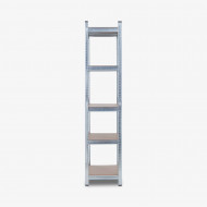 ESTANTERÍA GALVANIZADA 5 BALDAS AJUSTABLES 175KG. 1800x900x400mm