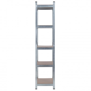 MegaPack 10 Estanterías Modulares Galvanizadas con 5 Baldas Ajustables 180x90x40cm 875Kg 7house