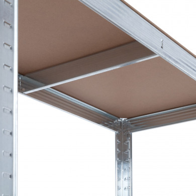 MegaPack 10 Estanterías Modulares Galvanizadas con 5 Baldas Ajustables 180x90x40cm 875Kg 7house