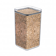 BOTE HERMÉTICO GRANDE CUADRADO  (10,5x10.5x19cm) 1,5L 7HOUSE RT.1