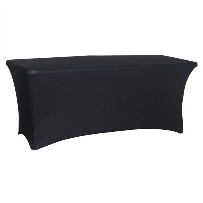 FUNDA PARA MESA RECTANGULAR DE 180x74x74cm NEGRA 7HOUSE Basic BS.1