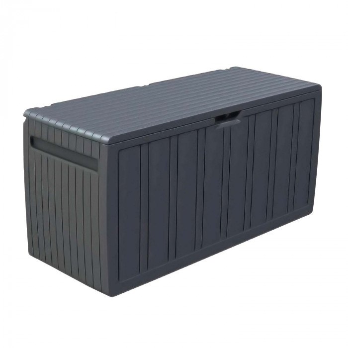 BAÚL RESINA GRIS 57 x 117 x 45,5 cm 7HOUSE