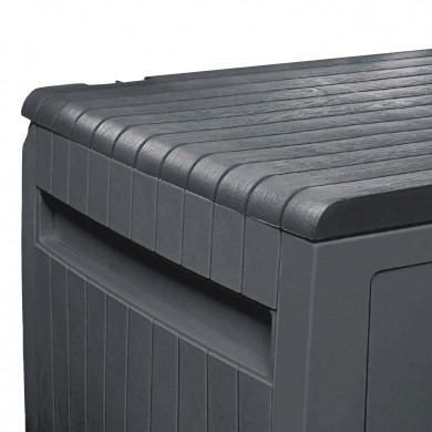 BAÚL RESINA GRIS 57 x 117 x 45,5 cm 7HOUSE