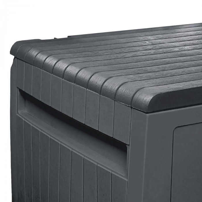 BAÚL RESINA GRIS 57 x 117 x 45,5 cm 7HOUSE