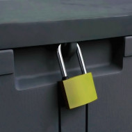 BAÚL RESINA GRIS 57 x 117 x 45,5 cm 7HOUSE