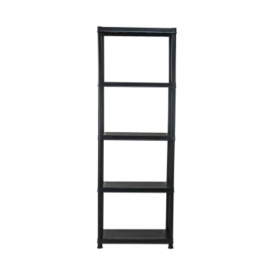 ESTANTERÍA RESINA 5 BALDAS NEGRA 172x60.5x30.5 cm 7HOUSE