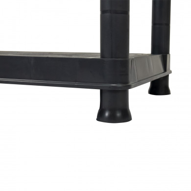 ESTANTERÍA RESINA 5 BALDAS NEGRA 172x60.5x30.5 cm 7HOUSE