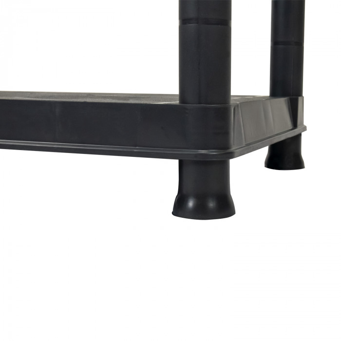 ESTANTERÍA RESINA 5 BALDAS NEGRA 172x60.5x30.5 cm 7HOUSE